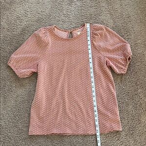 Madewell Red Textured Knit Top